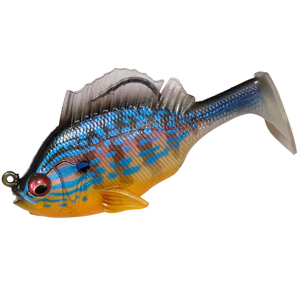 MEGABASS Weedless Soft Swimbait Lure SLEEPER GILL 3.2in- 3/4oz. - Image 4