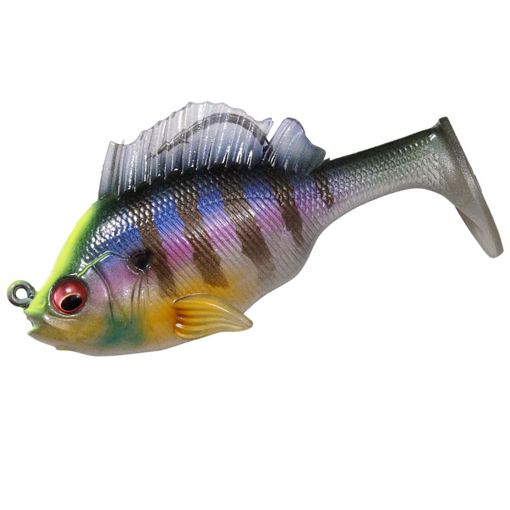 MEGABASS Weedless Soft Swimbait Lure SLEEPER GILL 3.2in- 3/4oz. - Image 14
