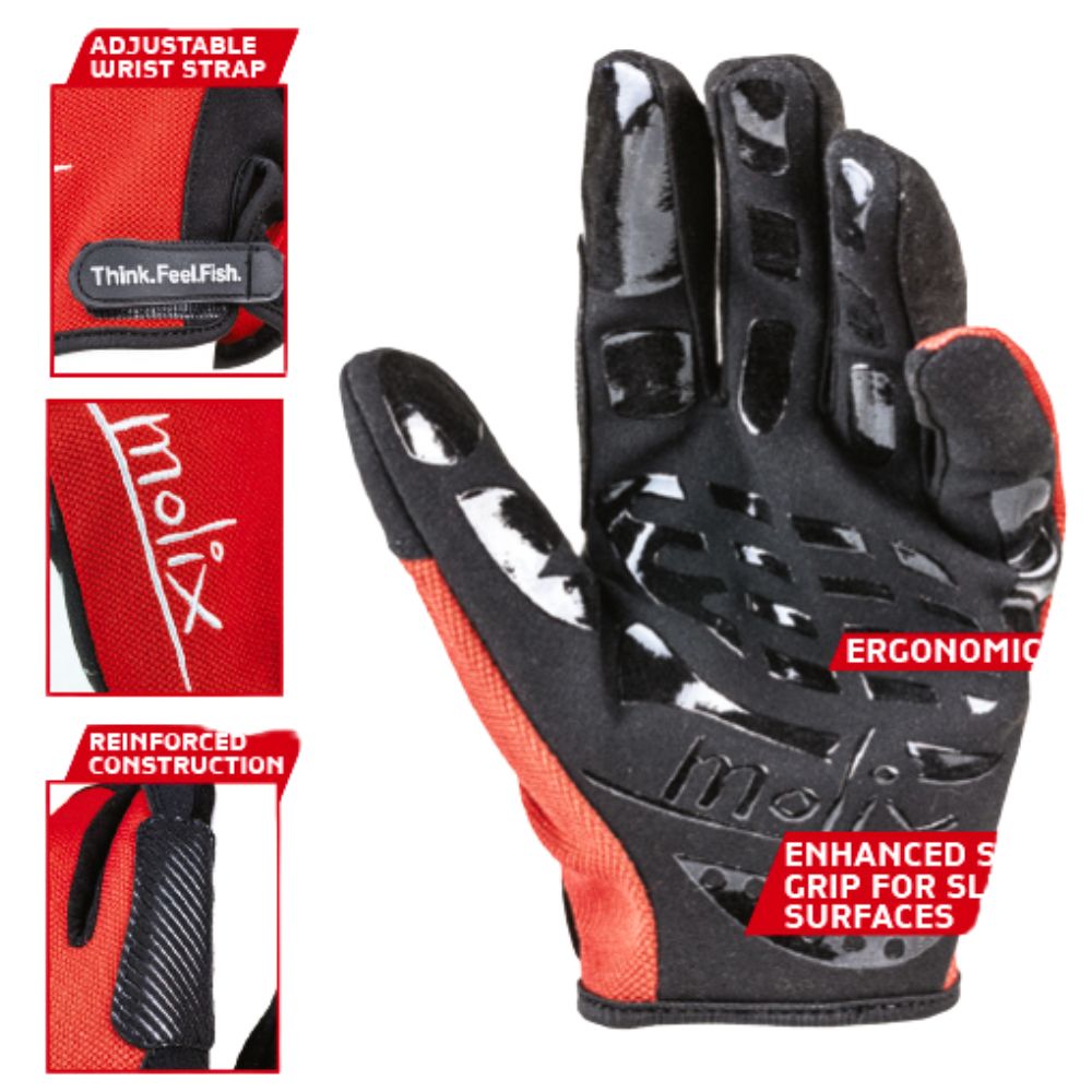 MOLIX Game Fishing Ultimate HIGH GRIP GLOVE L - Image 3