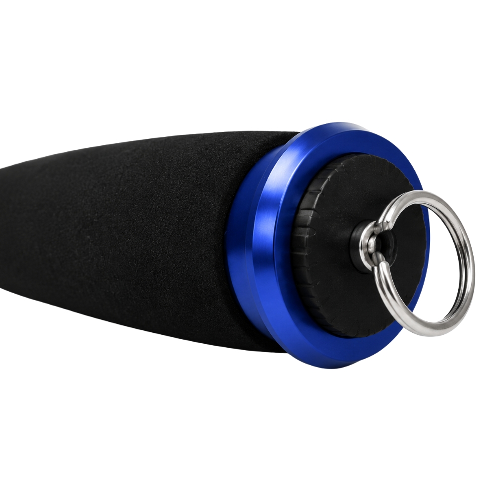 BASSZONE Heavy Duty Aluminium Fish Lip Grip With Scale OCEAN GRIP Silver/Blue - Image 4