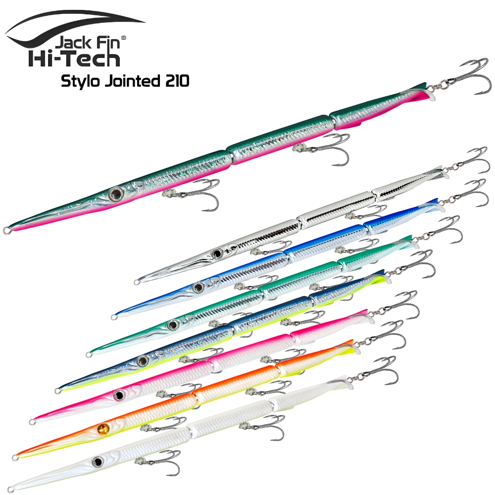 JACK FIN High Tech Needlefish Swimbait Lure JOINTED STYLO 210