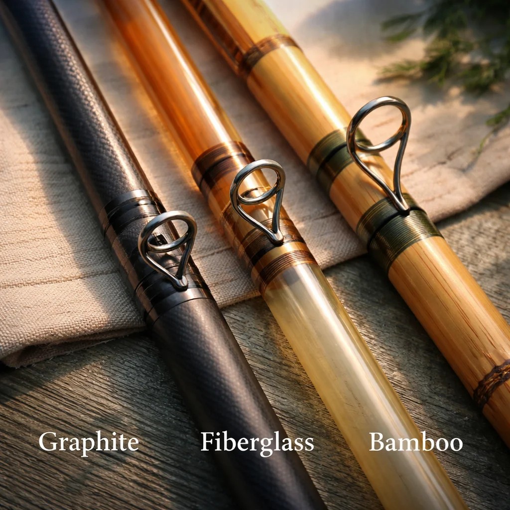 Types of Fishing Rod Materials - 