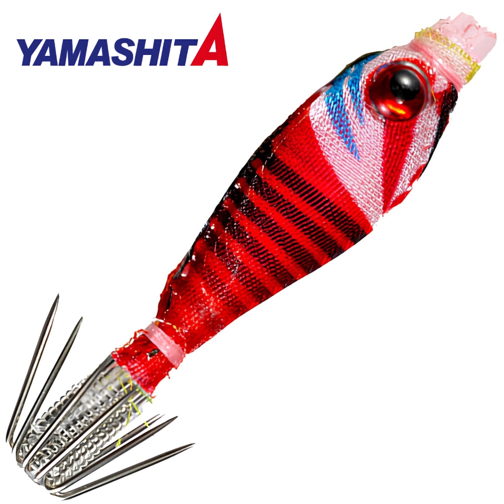 YAMASHITA Squid Fishing Warm Jacket Soft Lure SQUISH 3.8-1 038/KBR PINK