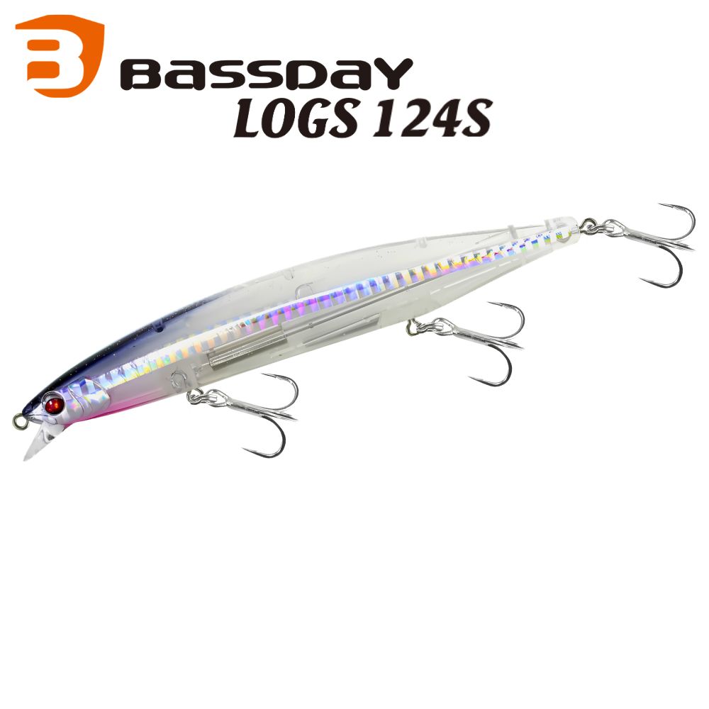 BASSDAY Long Casting SINKING Minnow Lure LOGS 124S
