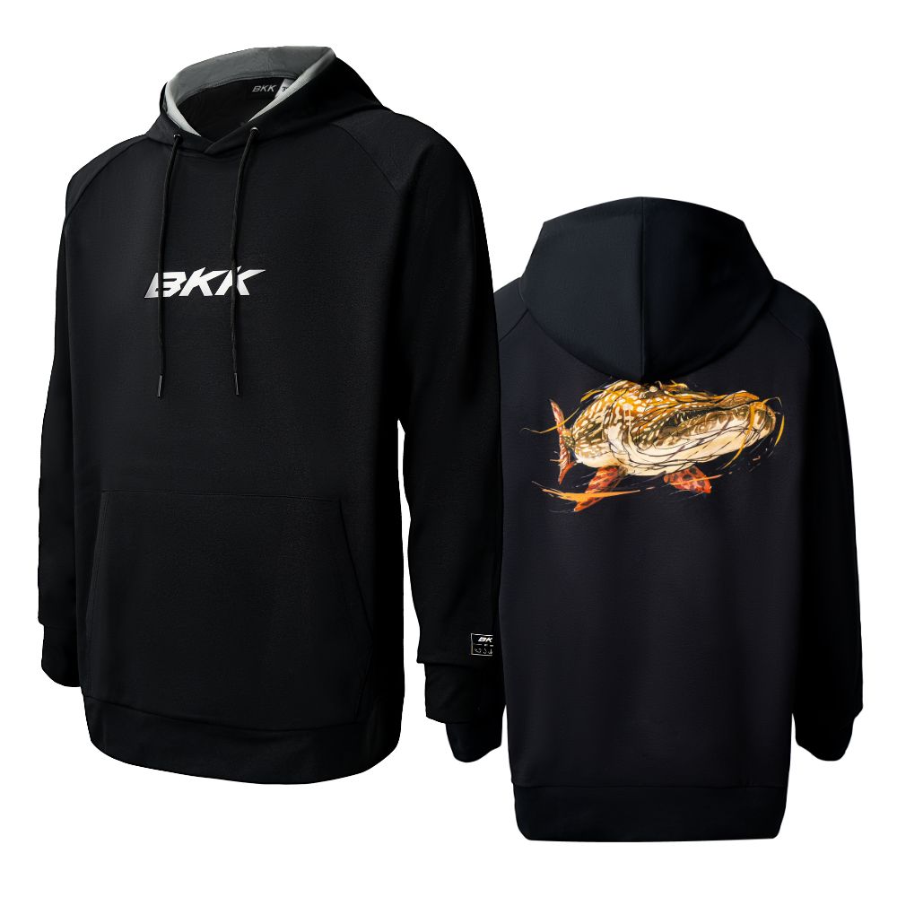 BKK Fishing Apparel Hoodie PIKE Black