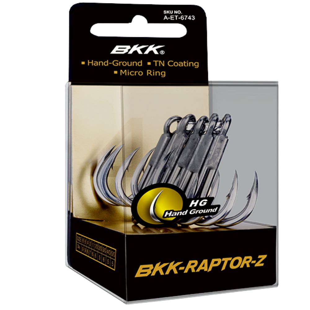 BKK Bright Tin Coating Ultimate Treble Hook RAPTOR-Z BT - Image 3