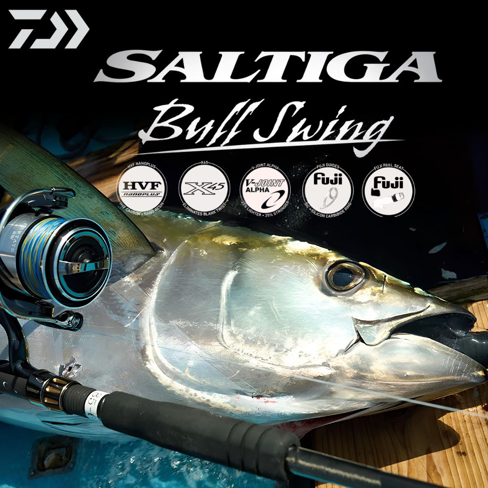 DAIWA Ultimate Offshore Casting Rod SALTIGA C BULLSWING 85-6 - Image 2