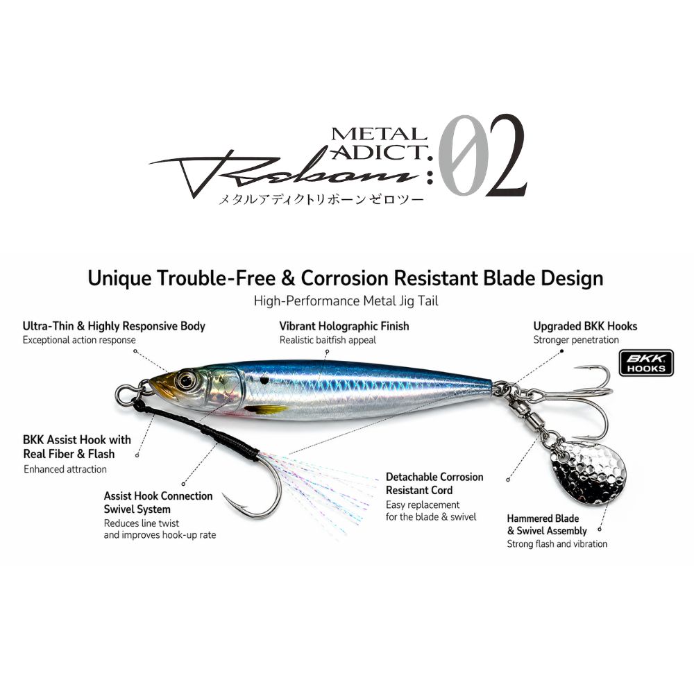 LITTLE JACK Casting Jig METAL ADICT REBORN 02 30g - Image 4