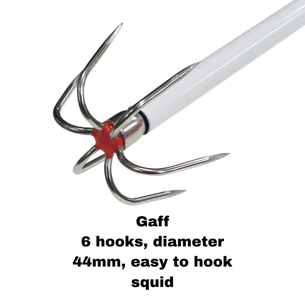 PROX INC. Squid Fishing Telescopic Landing SQUID GAFF 4.3m - Image 4