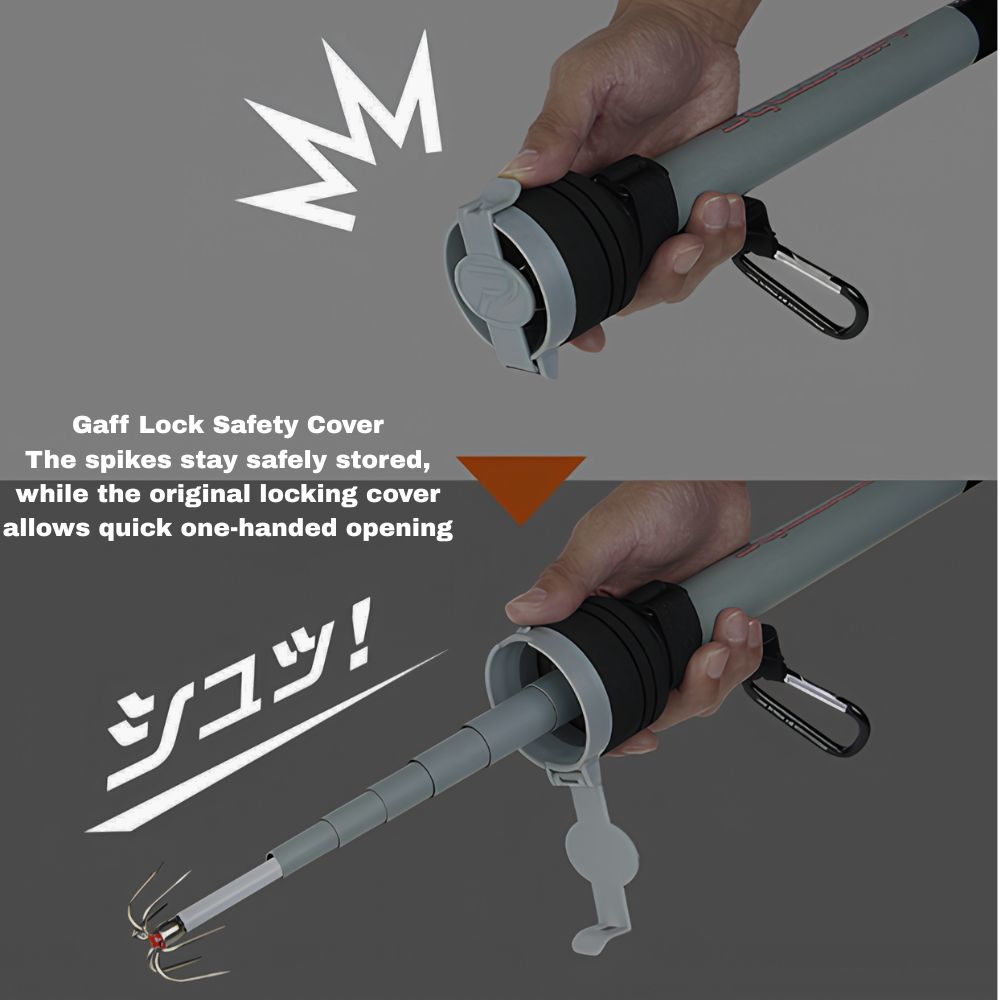 PROX INC. Squid Fishing Telescopic Landing SQUID GAFF 4.3m - Image 5