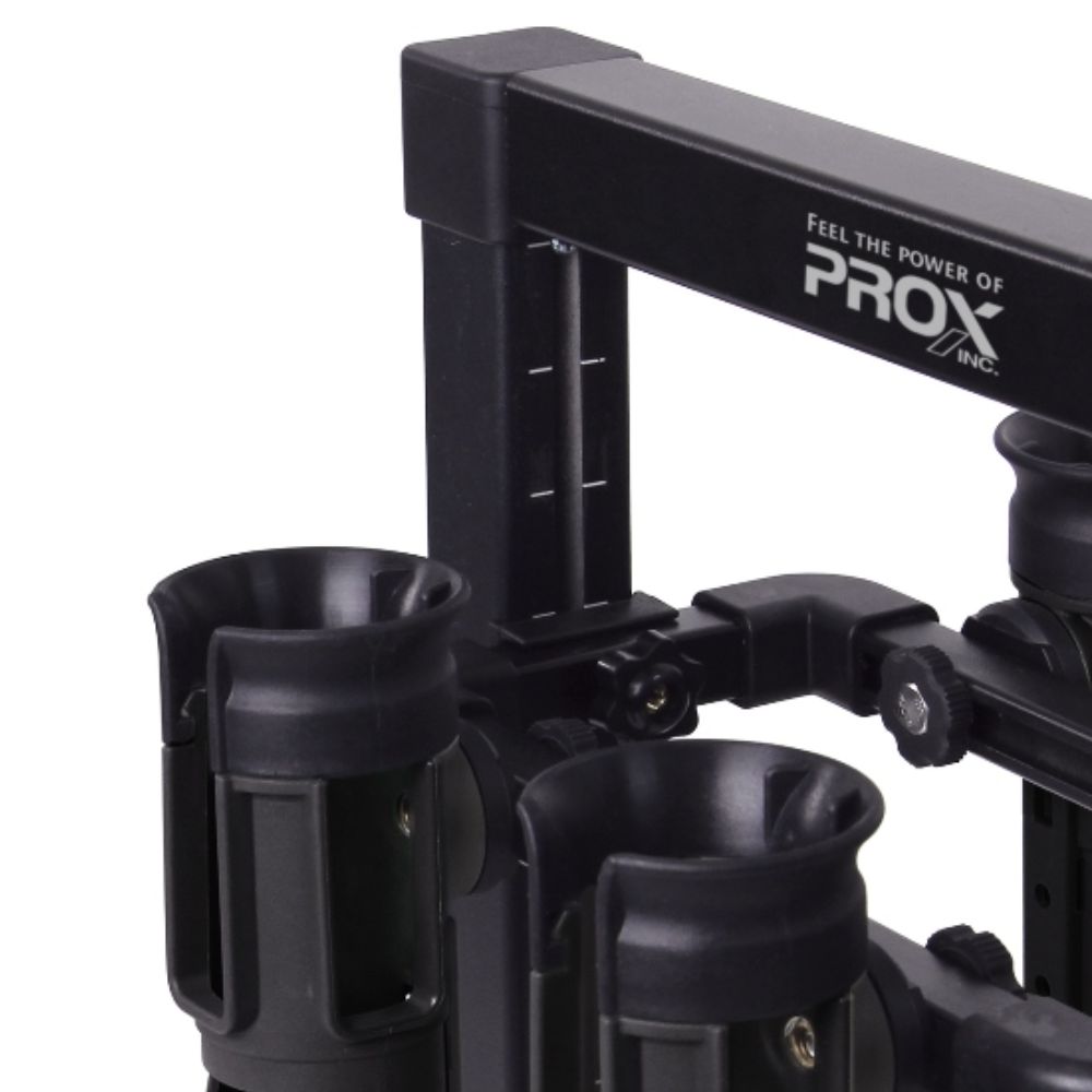 PROX INC. Fishing Rod Stand TURN LOCK ROD STOCKER 4pcs Black - Image 2