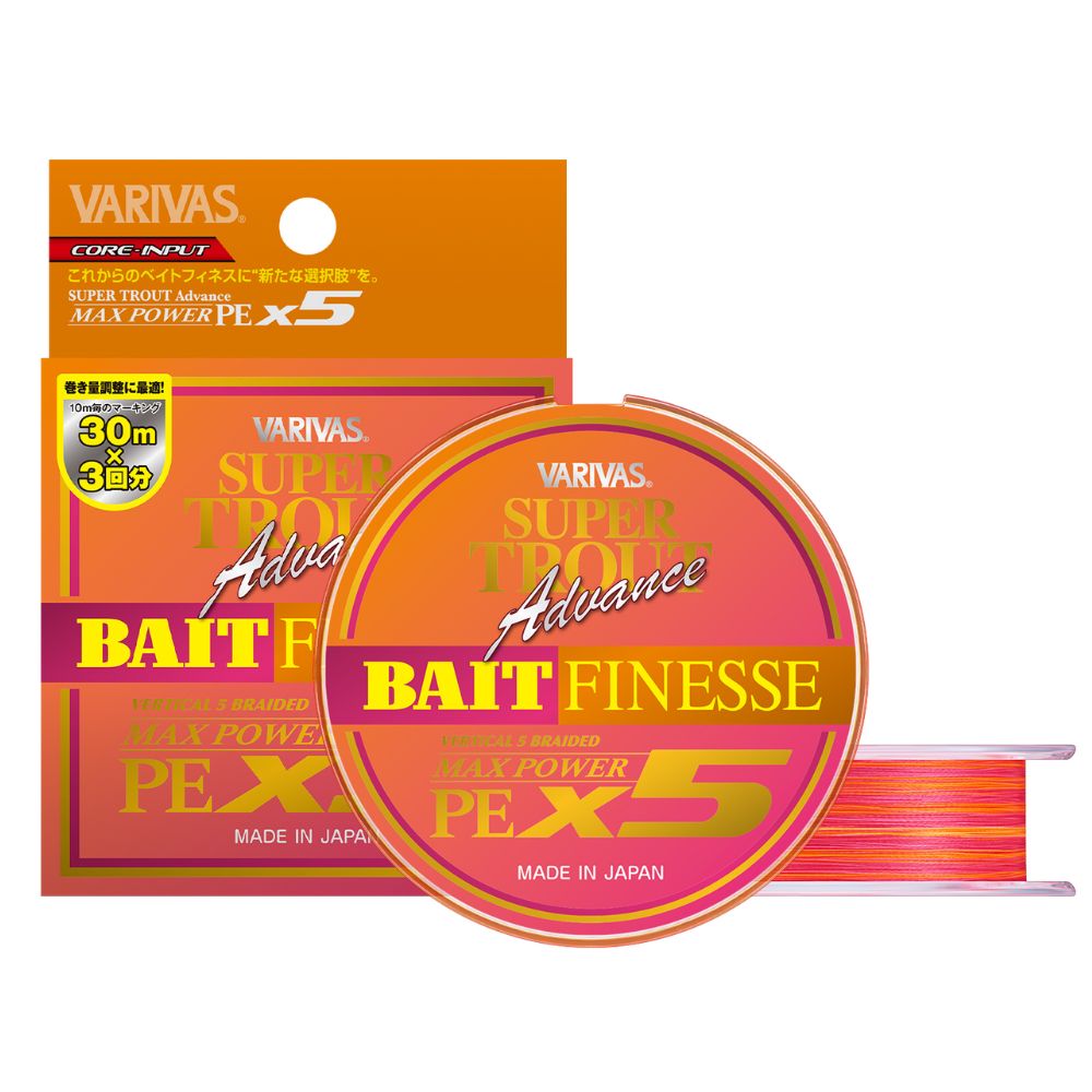 VARIVAS Braid Line SUPER TROUT Advance BAIT FINESSE MAX POWER PE X5