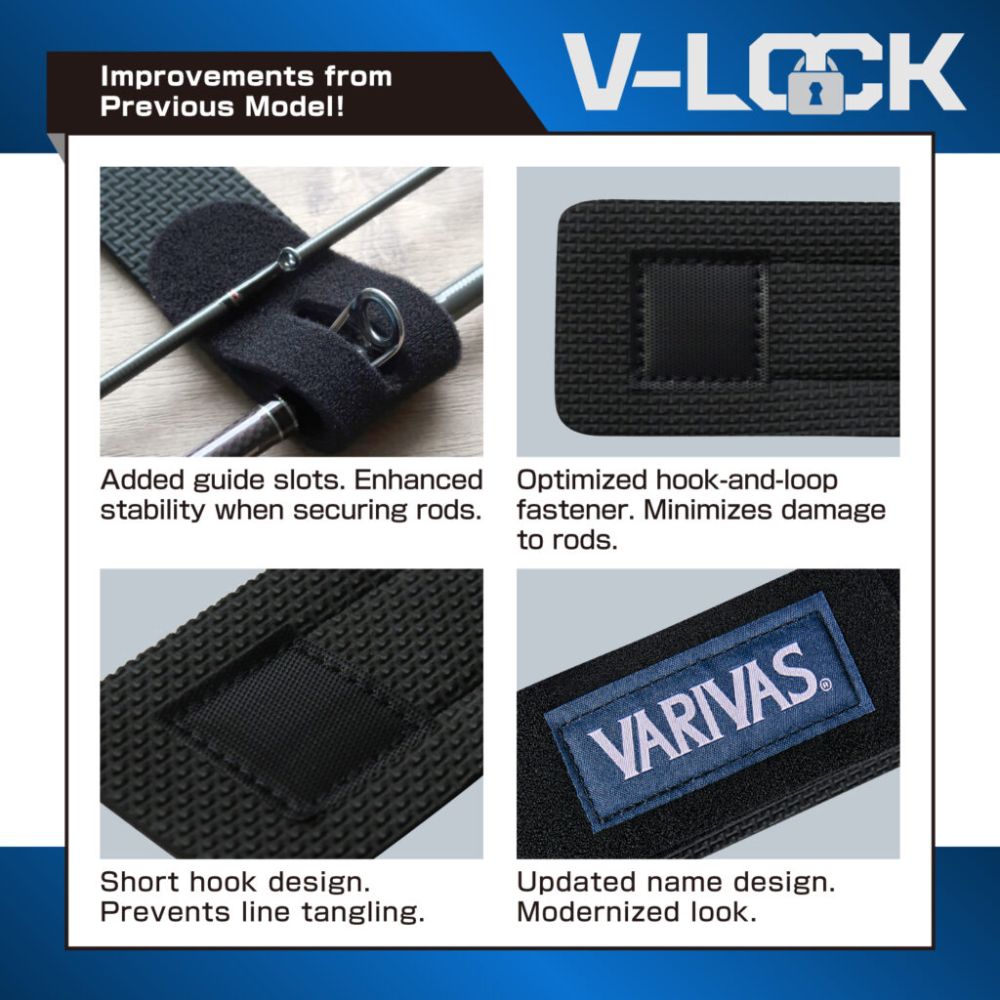 VARIVAS Chloroprene Rod Belt V-LOCK VAAC-82 Black L - Image 3