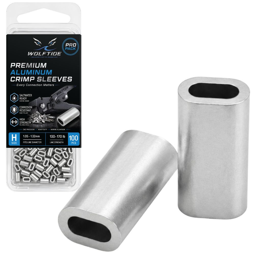 WolfTide Preminum Aluminium CRIMP SLEEVES ProPack - Image 6