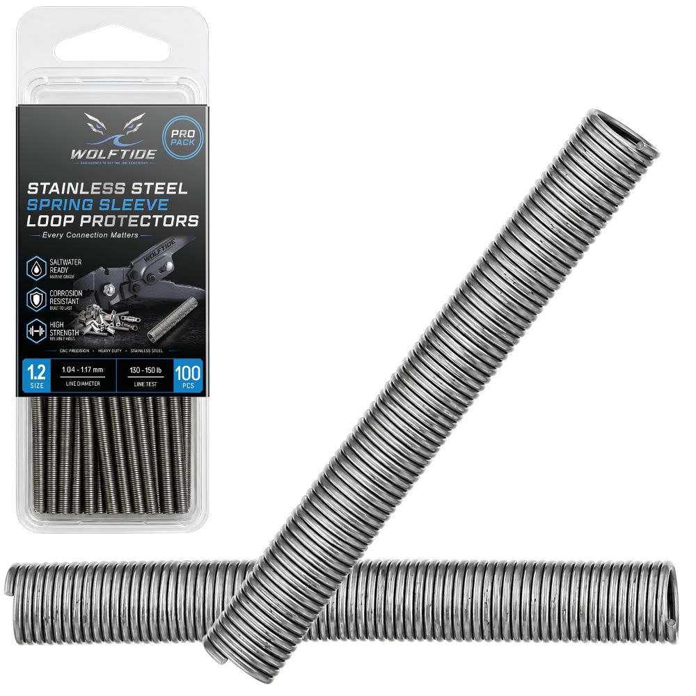 WolfTide Stainless Steel Spring Sleeve LOOP PROTECTORS ProPack - Image 9
