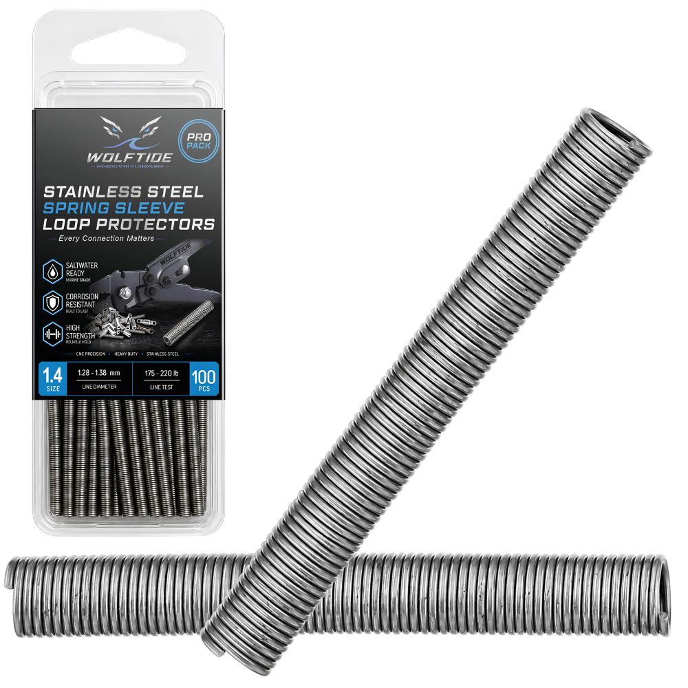 WolfTide Stainless Steel Spring Sleeve LOOP PROTECTORS ProPack - Image 10