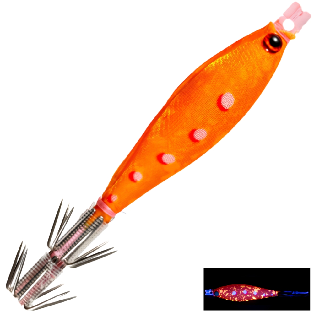 YAMASHITA Squid Fishing Warm Jacket Soft Lure SQUISH 7-2 026 KB/Pink - Image 2